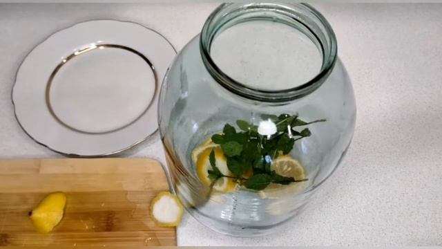 Компот Мохито. Мохито их лимона и мяты на зиму. смотреть онлайн