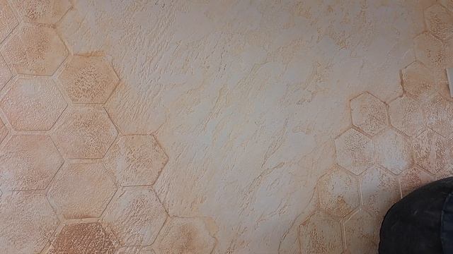 Декор работа  Соты и каменный срез песочный цвет смотреть онлайн