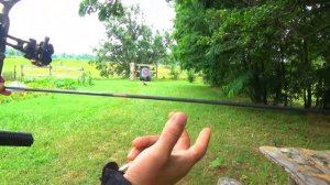 Как стрелять из блочного лука стабильно точно. Растяж?