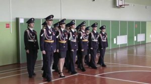 Показательное выступление кадет Кадетского курса ФСО шк.12 на курсах ОБЗР, 28.10.2024