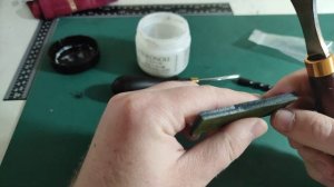 Как сделать качественный урез на коже ХРОМОВОГО ДУБЛЕ