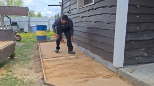 ОТМОСТКА СВОИМИ РУКАМИ! БЕТОННАЯ ДОРОЖКА СВОИМИ РУКАМ