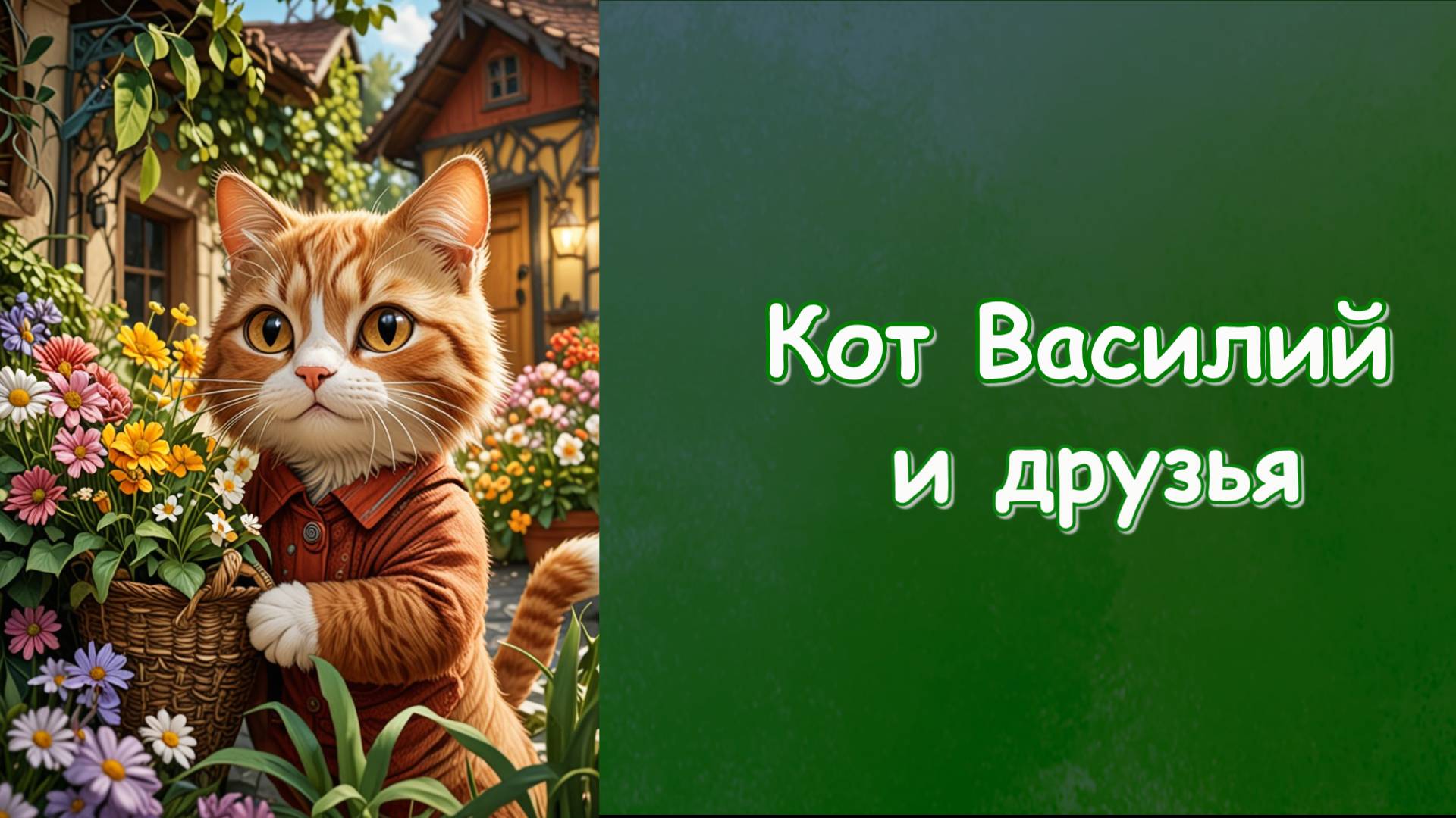 КОТ ВАСИЛИЙ. Добрые сказки: кот Василий и муравей Федя книги о дружбе для детей.