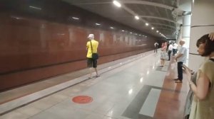 Казанское метро. 81-740 "Русич" и 81-553.3 "Казань" на станции "Северный вокзал"
