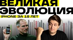Как менялся iPhone за 18 лет: от 1 до 17 Pro | ВЕЛИКАЯ ЭВОЛЮЦИЯ iPhone