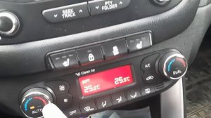 Kia Ceed Сброс ТО на приборке, и диагностика климата на ошибки