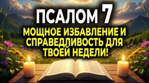 🙏🕯️ПСАЛОМ 7 — МОЩНАЯ МОЛИТВА О СПРАВЕДЛИВОСТИ И ИЗБАВЛЕНИИ ДЛЯ ТВОЕЙ НЕДЕЛИ! ☦️