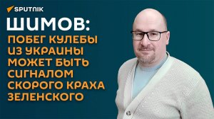 Шимов: побег Кулебы из Украины может быть сигналом скорого краха Зеленского