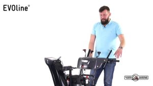 Обзор на бензиновый снегоуборщик EVOline SBG 760 BE
