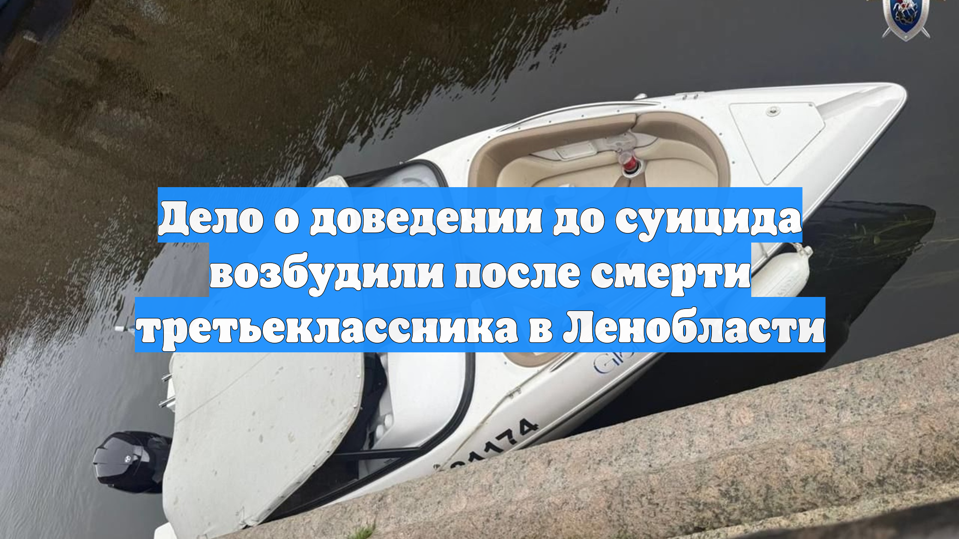Дело о доведении до суицида возбудили после смерти третьеклассника в Ленобласти