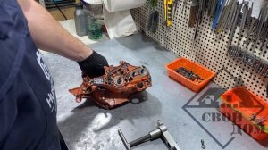 Набор для распрессовки картера бензопил Husqvarna 5 серии.