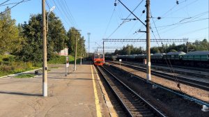 Поезда в Кузнечном и на Приозерском направлении. Обкатка ДП2Д, разноцветные тепловозы и др.