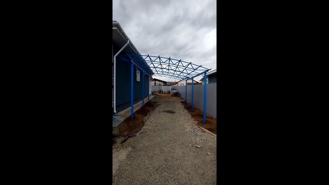 Навес Арочный Односкатный в Екатеринбурге!