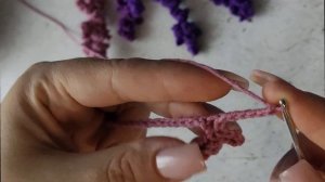Лаванда за 15 минут крючком. Цветы крючком #мастеркласс