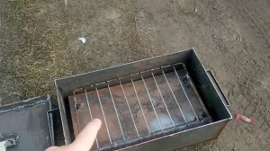 Коптильня для горячего копчения мяса,рыбы своими рука