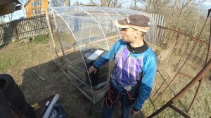 Теплица из стрейч пленки. Обновленная версия