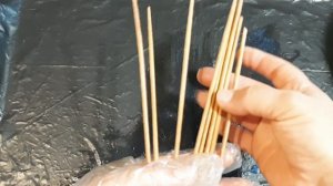 Бумажная лоза.Подготовка к плетению.