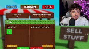 ЭДИСОН СТАЛ САМЫМ БОГАТЫМ В GROW A GARDEN В РОБЛОКС НА СТРИМ?