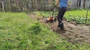 Электрический культиватор #SKIPER в работе. Покупка с Wildbe