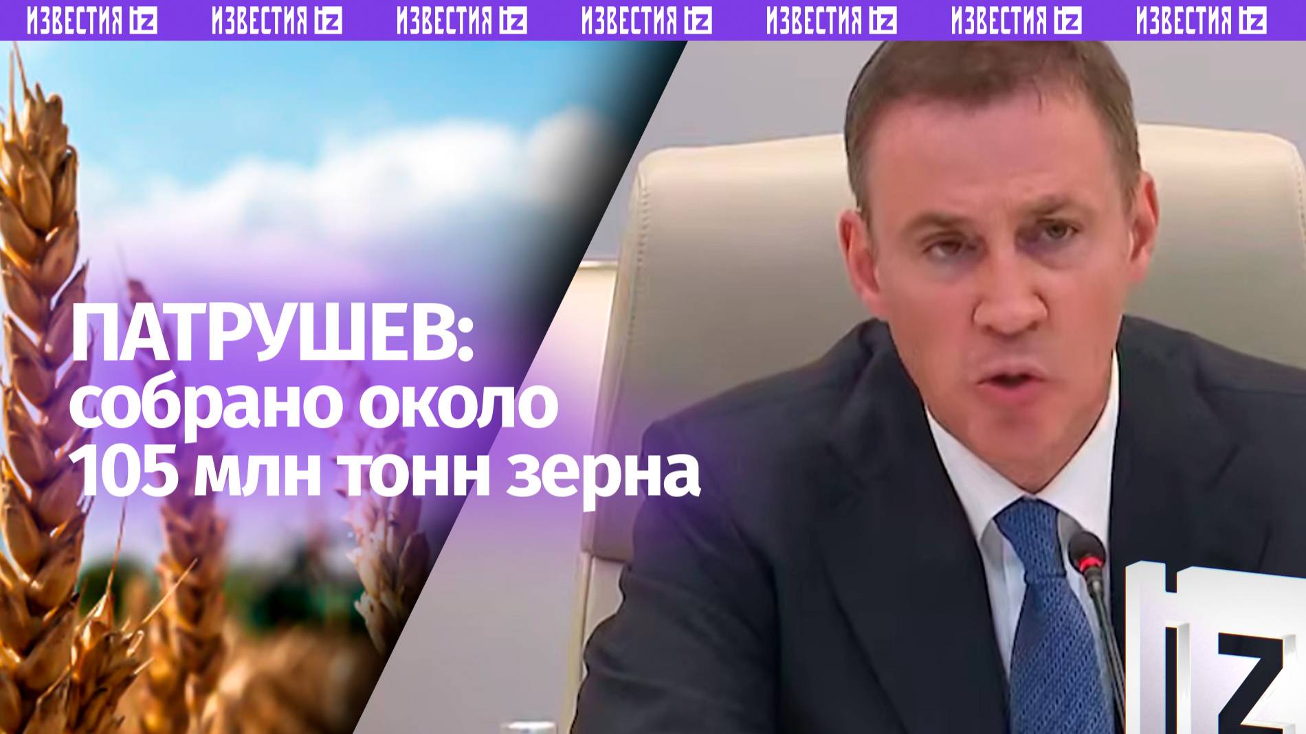 В России собрано почти 105 млн тонн зерна  прогноз на 135 млн тонн сохраняется