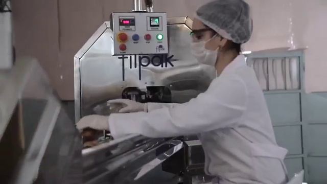 Чистка лука в промышленных масштабах