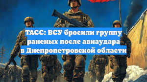 ТАСС: ВСУ бросили группу раненых после авиаудара в Днепропетровской области