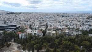 Афины-город с белыми домиками!Виды из Акрополя!