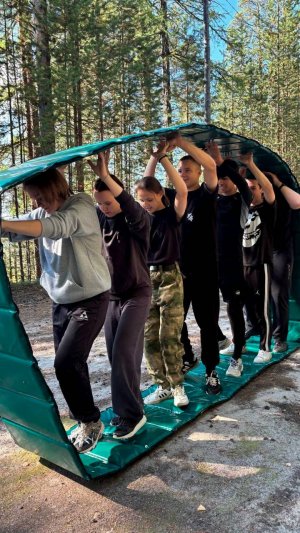 Сформировали бивуаки и прошли полосу препятствий. ТК «Первый Советский»