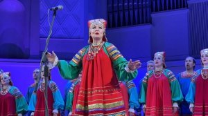 Рязанский народный хор, "Ты, рябина ли". Солистка Ольга