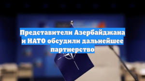 Представители Азербайджана и НАТО обсудили дальнейшее партнерство