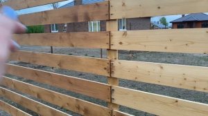 Деревянный забор своими руками | ОШИБКА, которую НЕЛЬЗ