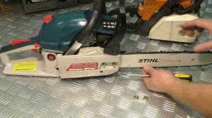 КИТАЙСКАЯ БЕНЗОПИЛА с шиной от STIHL MS 180 /как работает ка