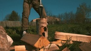 Дровокол Чеканъ! Новая эра в заготовке дров!