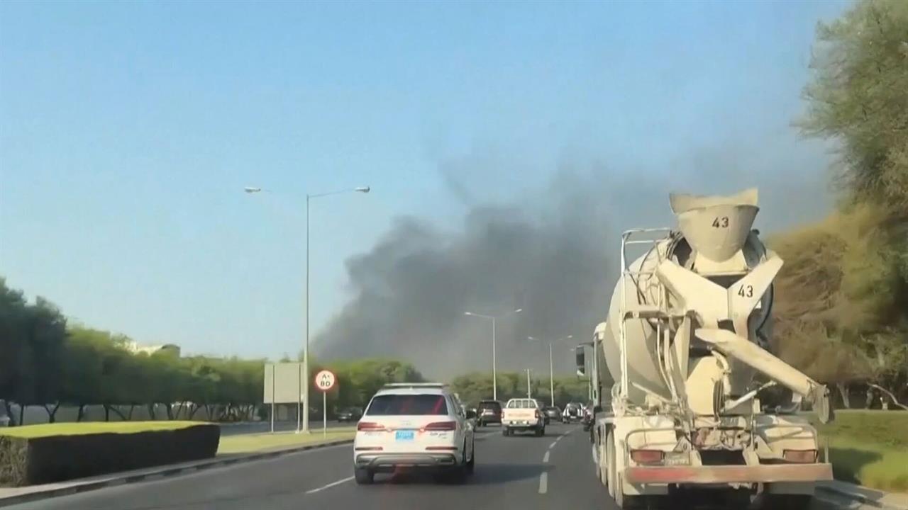 Опубликованы кадры атаки Израиля на Катар во время прибытия делегации ХАМАС в Доху