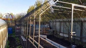 ТЕПЛИЦА СВОИМИ РУКАМИ! С МЕТАЛИЧЕСКОГО ПРОФИЛЯ 30Х30 И П