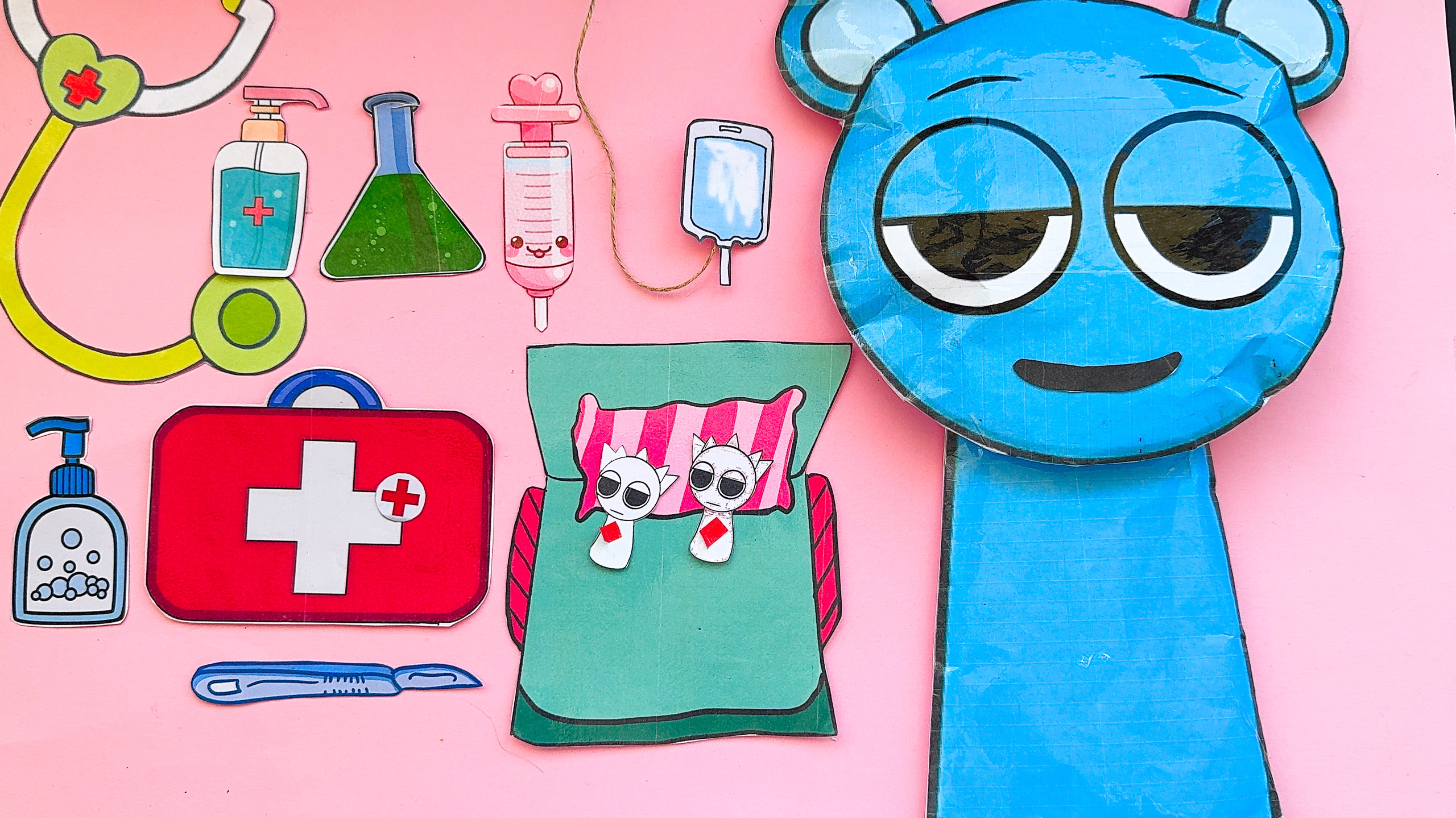 Спрунки история родов 🌸 Бумажная анимация смотреть онлайн