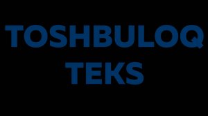 Toshbuloq_TEKS 2024