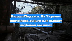 Нардеп Пидласа: На Украине кончились деньги для выплат надбавок военным