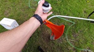 Как наматывать леску на головку Stihl c6-2, для Fse60-81 и Fs38-45.