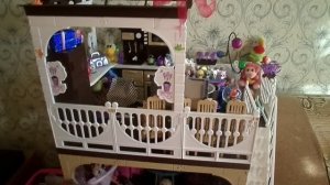 Обзор на мой дом для кукол Огонёк