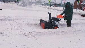 Тест-драйв(обзор) снегоуборщиков. Гусеничный Patriot Сиби