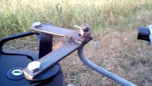 Прицеп для скутера из садовой тачки