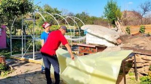 ИЗ ГОРОДА НА ДАЧУ👍 ТЕПЛИЦА СВОИМИ РУКАМИ / СВЕТЛИЦА / ?