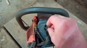Снятие звёздочки цепи husqvarna 142. Снятие привода husqvarna 142.