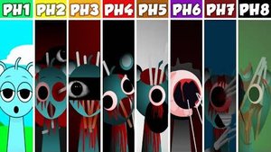 Sprunki But They All Sky Normal VS Horror All Characters