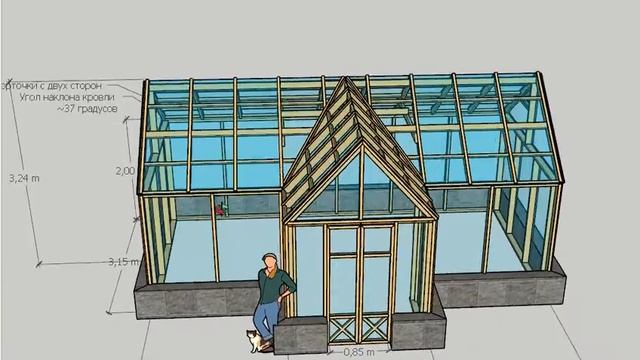 Красивая деревянная теплица в английском стиле смотреть онлайн