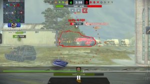 Tanks Blitz. KPABOTRON. Vickers light 105. Когда 980 очков захвата.