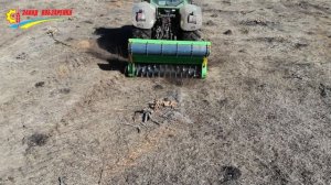 Мульчер фреза ротоватор для трактора. Розчистка полів