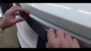 Инструкция по установке накладки на задний бампер Belgee X50 2023 (субтитры)
