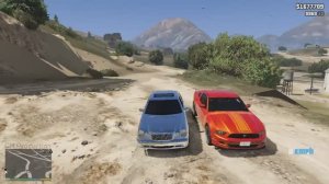 Mercedes Benz E420 w210 vs Ford Mustang Boss 302 две легенды в#gtav скоро будет интересная #гонка